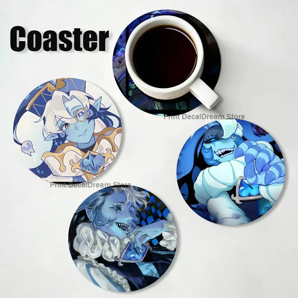 

C-Cookie Shadow Milk Coaster Wooden Drink Tray Suitable for Restaurants and Coffee Shops Easy To Wash and Clean