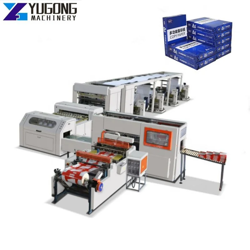 Paper Making Machine Paper Cutting Machine Roll Paper Sheet Cutting Machine A4 Copy Paper Production LineA4 Paper Making Machine