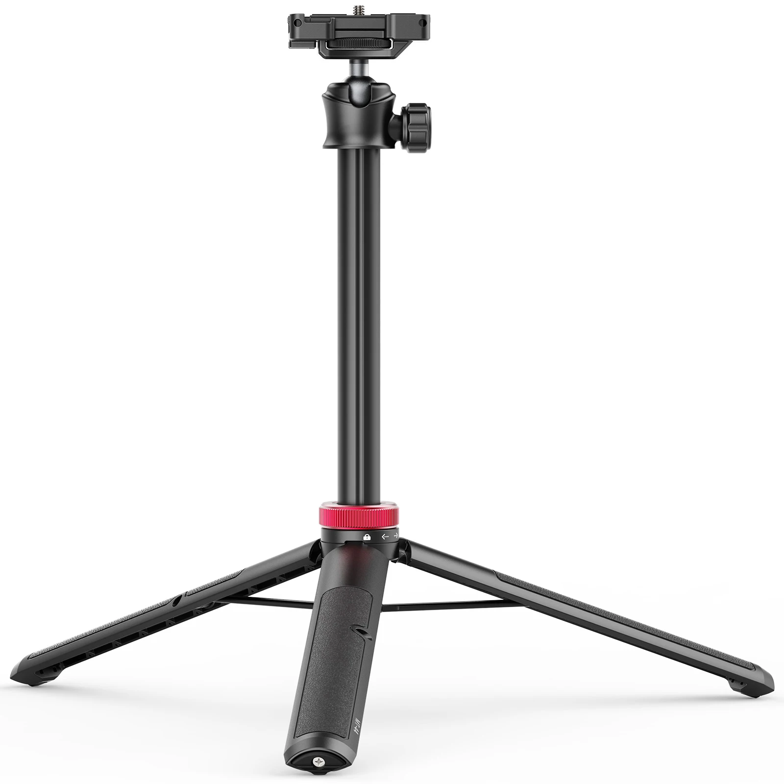 MT-44 Mini Tripod Stand Flexible Portable Selfie Stick with Rotatable Ball Head Quick Release Plate Max. Load Bearing 1.5kg