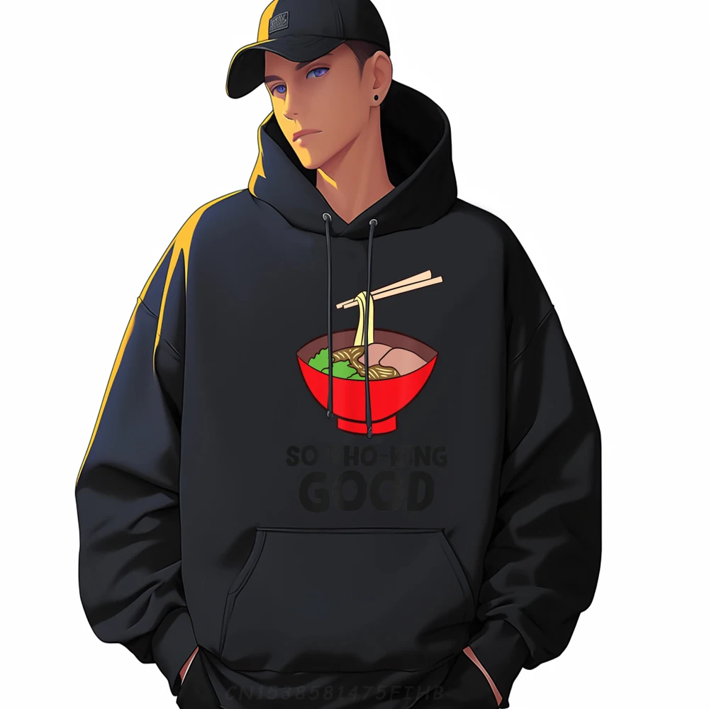 

So Pho King Good Asian Food Ramen Vietnamese Pho Graphic Tee Polyester Clothes Punk Style Man Hooded Shirt