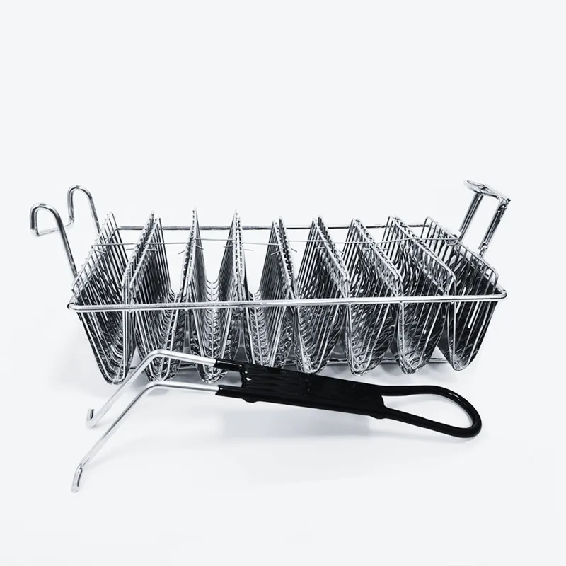 Restaurant Kitchen Taco Making Accessory Taco Shell Forming Fry Basket Taco Holder Stand