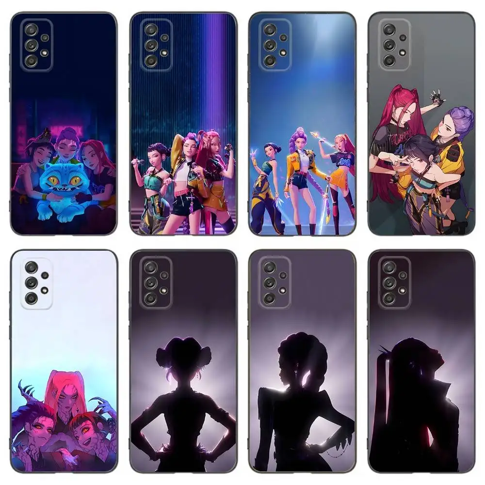 

Kpop D-Demon H-Hunters Phone Case For Samsung Galaxy A13,A21s,A22,A31,A32,A52,A53,A71,A80,Soft Black Shell