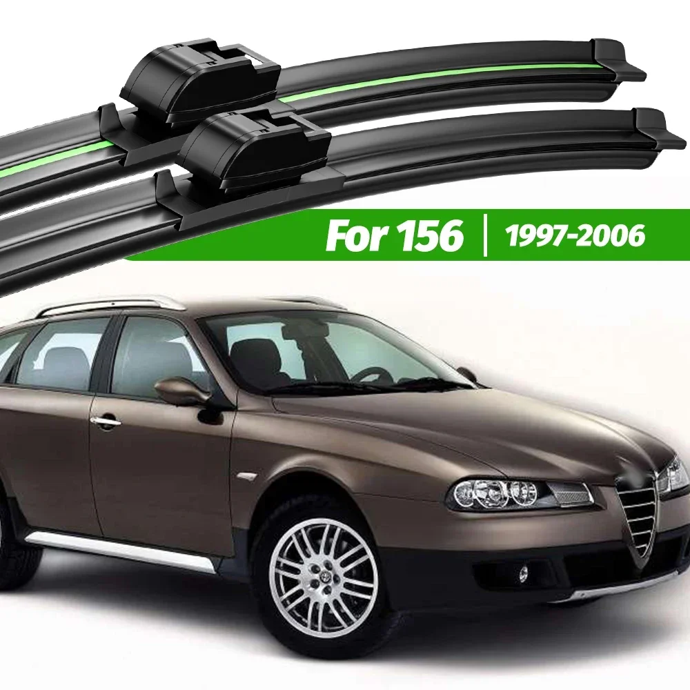 

For Alfa Romeo 156 1997-2006 2pcs Front Windshield Wiper Blades 1999 2000 2001 2002 2003 2004 2005 Windscreen Window Accessories