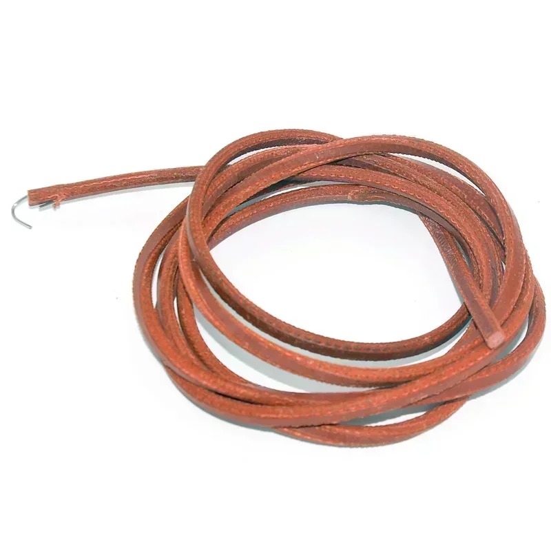 1Pcs/180cm Leather Belt Treadle Parts with Hook for Singer Sewing Machine 5mm 6mm Household Home Old Sewing Machines Accessory