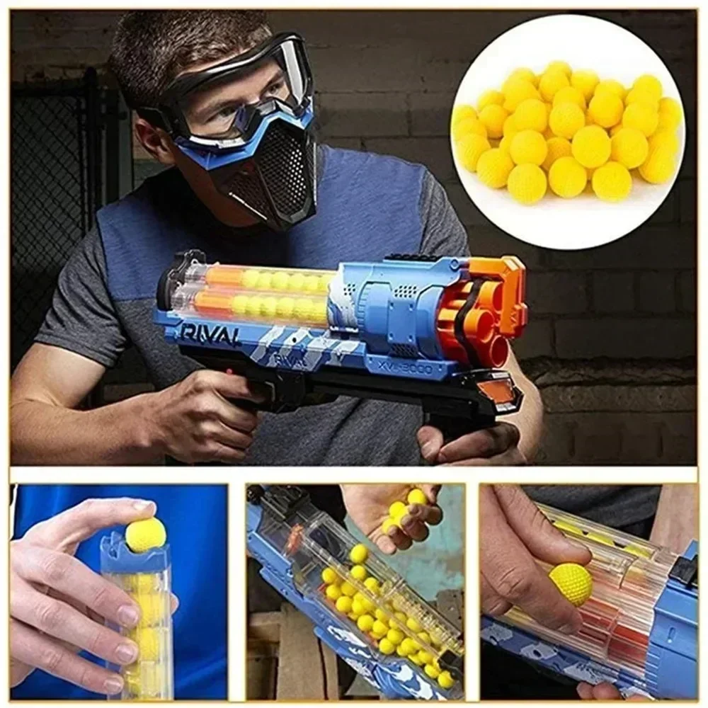 25/50100 colpi per Nerf Refill Rival Darts Toy Gun proiettili per Rival Nerf Toy Gun Ball Dart per Nerf Rival Apollo Zeus Gun