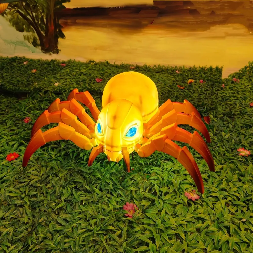 

Manufacturer of outdoor dynamic spider simulation professionally designed Christmas lawn ornament IP65 landscape