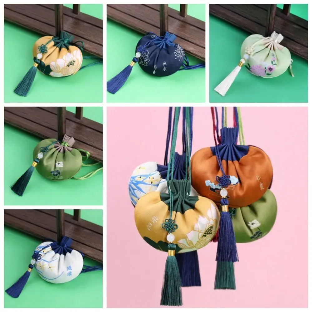 Creative Chinese Style Dragon Boat Festival Sachet Animal Handmade Women Jewelry Bag Lotus Hanging Zongzi Sachet Car Home Decor