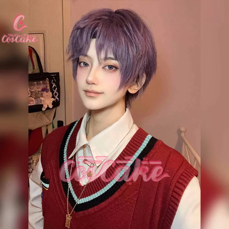 Rafayel Cosplay Love and Deepspace Men Fashion Vest Sweater Red Maple Season Uniform Halloween Costumes Rafayel Role Play Suit