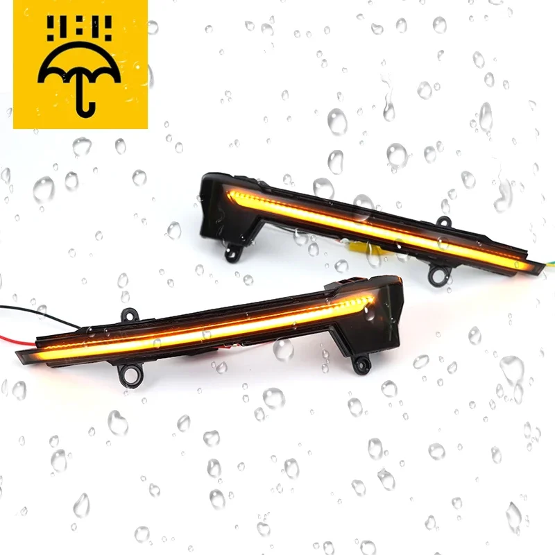 2pcs Dynamic Turn Signal LED Side Mirror Indicator Blinker Sequential Light For Seat Cupra Ateca 2016-2019 Tarrace 2018 2019