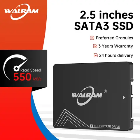 WALRAM 2.5 SATA3 SSD 1TB 120gb 240gb 480gb 128GB 256G 512gb HDD 노트북 하드 디스크 데스크탑 용 내장 솔리드 스테이트 하드 드라이브