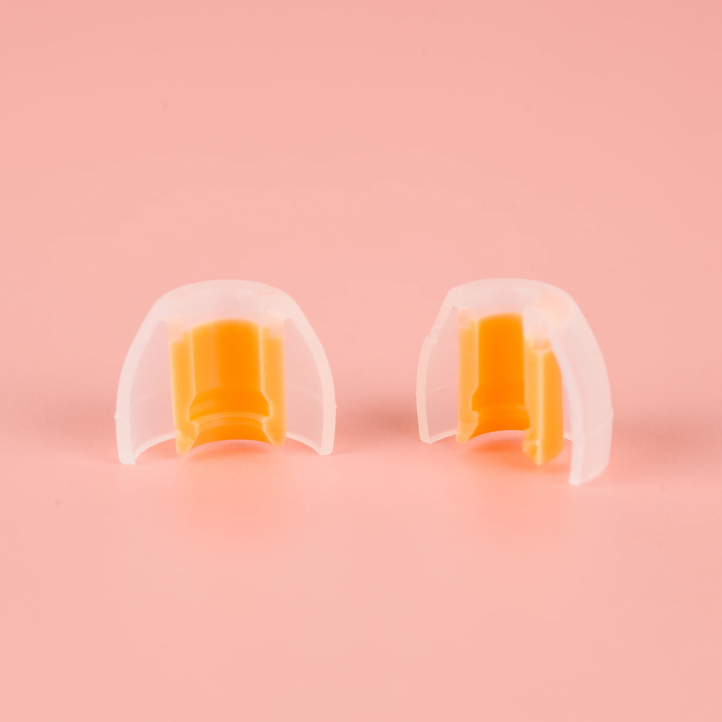 DUNU Eartips Silikon Candy 3 Pasang L/M/S Ukuran Bor 4.6Mm/Flens Tunggal untuk Diameter Nosel Earphone dari 4.6-5.5Mm