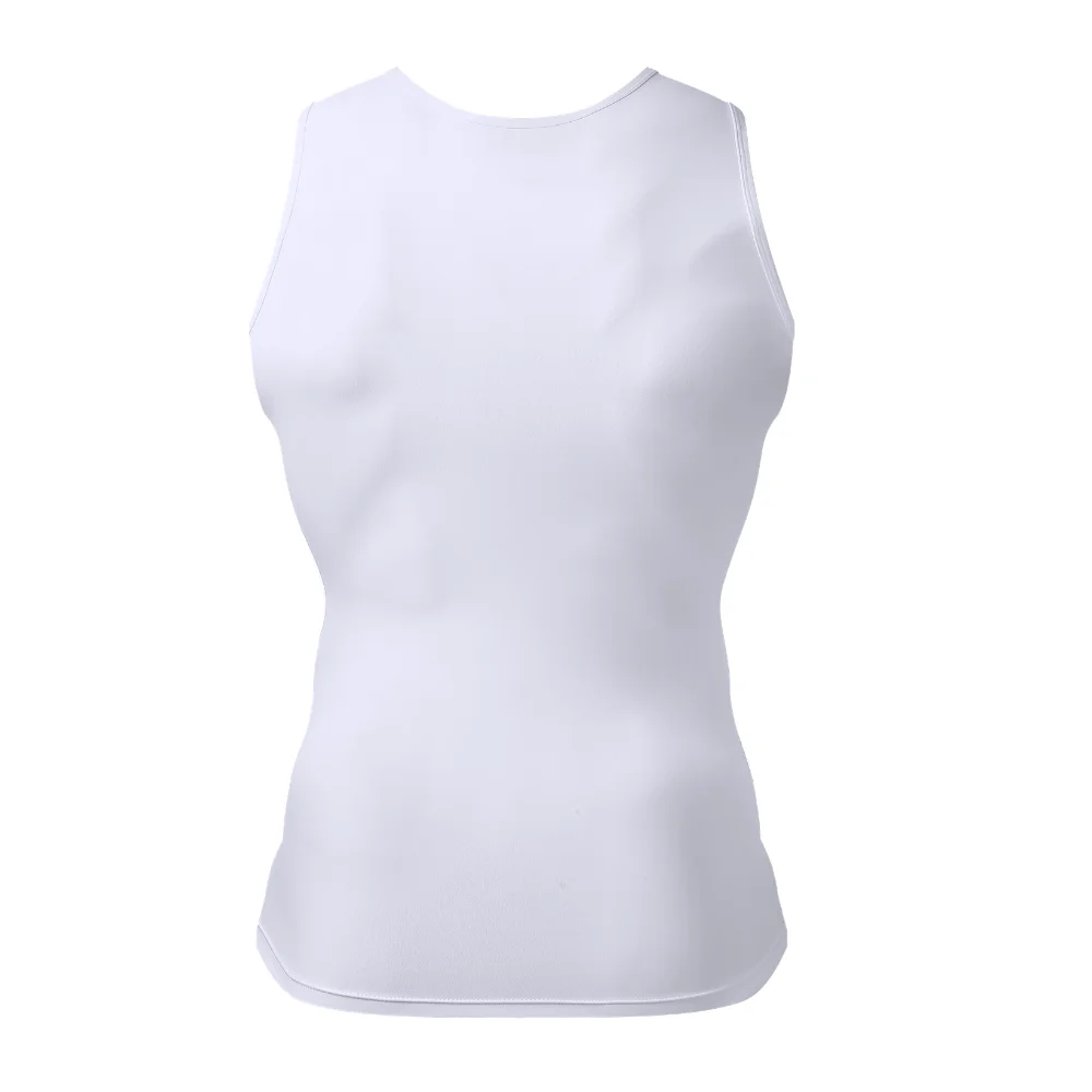 Imagen 3: Chaleco Moldeador para Hombre con Cuello en V, Camiseta Ajustada de Doble Capa para Control de Abdomen, Chaleco Deportivo Ajustado para Ejercicio