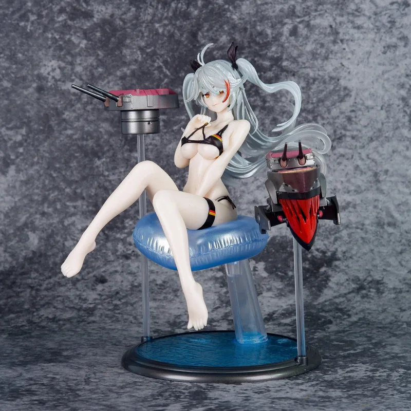 18 CM Anime Azur Lane-Prinz Eugen Cerberus Project Figuur Badpak Ver model speelgoed gift collectie Aciton Figuur PVC
