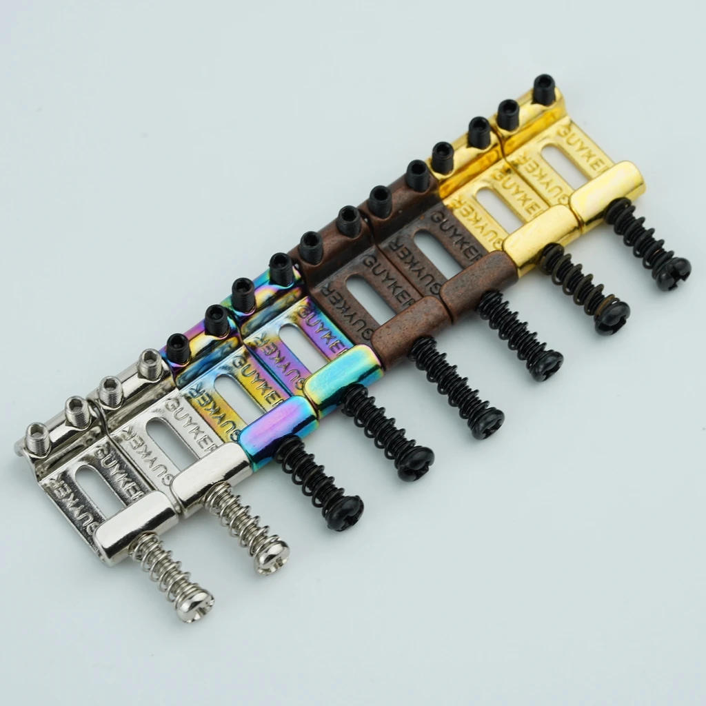 مجموعة واحدة (6/قطع) جيتار كهربائي عتيق جسر سرج جسر جيتار كهربائي ريترو مازي، متوفر بأربعة ألوان، 10.8 ملم #1