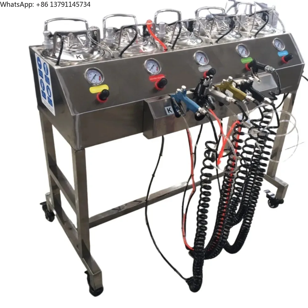 10L chrome plating system spray booth multi-sided painting equipment mirror effect/water chrome machine