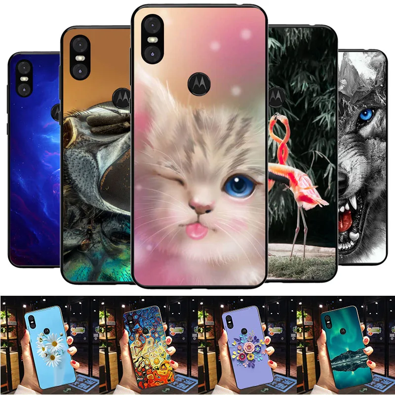 For Moto P30 Play Note One Case Luxury Bumper Silicone TPU Soft Cover Phone Case For Motorola One Power XT1943-1 Funda Coque