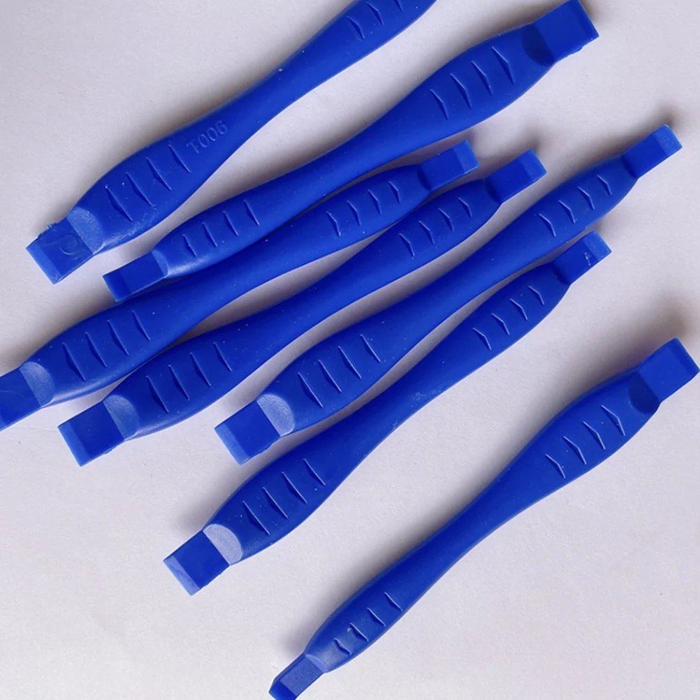 

10pcs Blue Dual-head Gourd-shaped Screen Opening Pry Tools for Mobile Disassembly Repair Kits Cell Phone Opening Plastic Pry