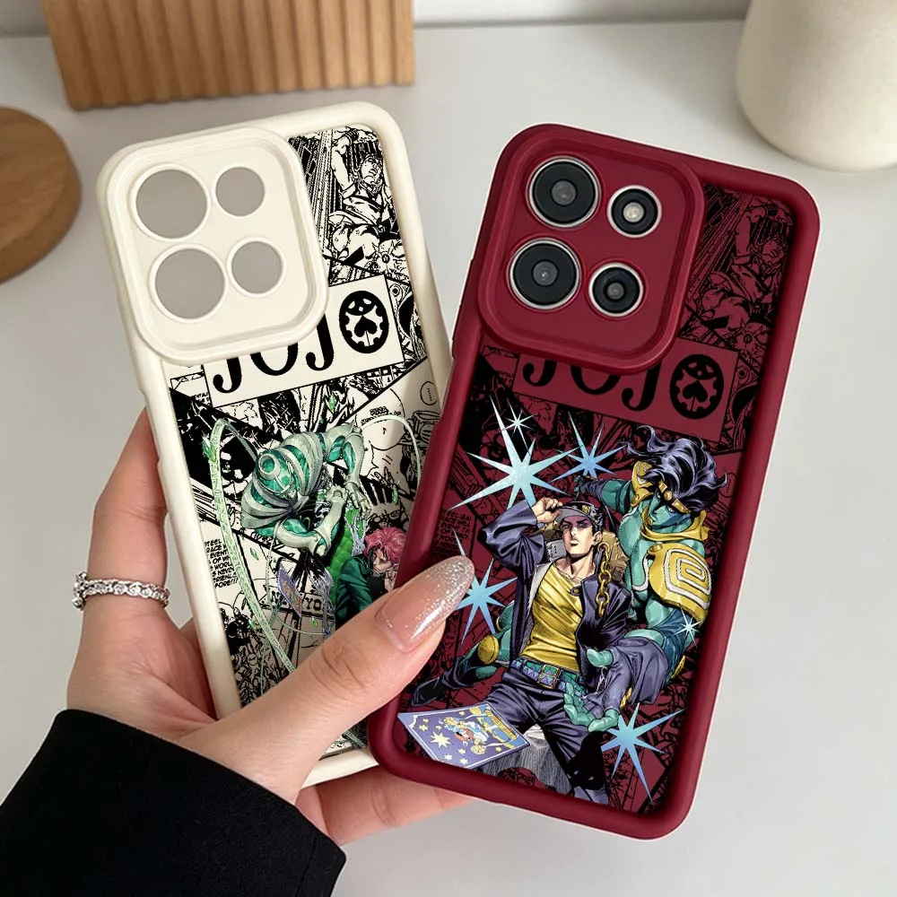 JOJO Cute Phone Case For Motorola Moto G86 G85 G75 G56 G06 Edge 70 60 50 Fusion Eye Ladder Silicone Cover view 2