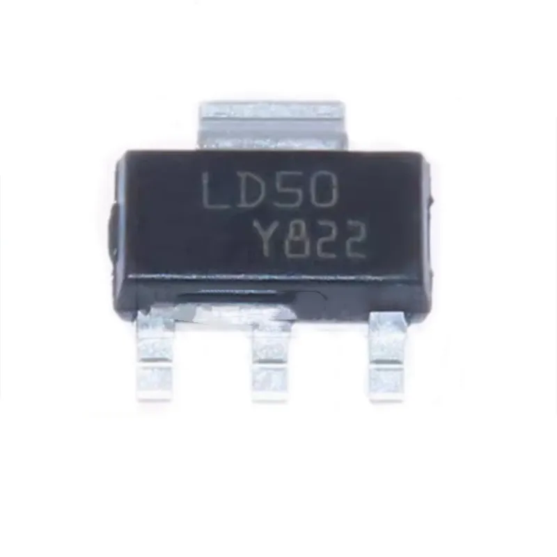 Power management chip LD1117S50TR low-voltage differential voltage regulator 5.0V 0.8A Positive