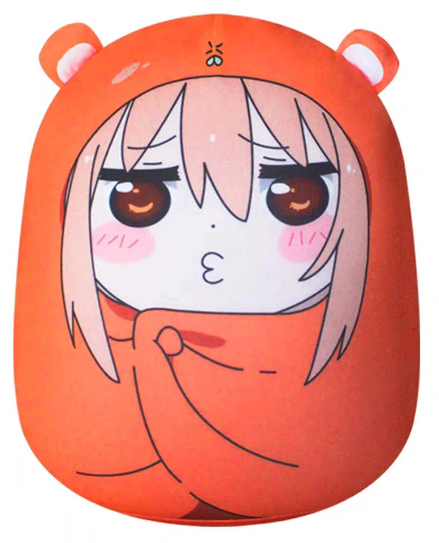 Japan Anime My Two-Faced Little Sister Himouto Umaru Chan Doma Umaru Angry Sleep Ver Big Plush Stuffed Pillow Doll Toy Gift 30cm