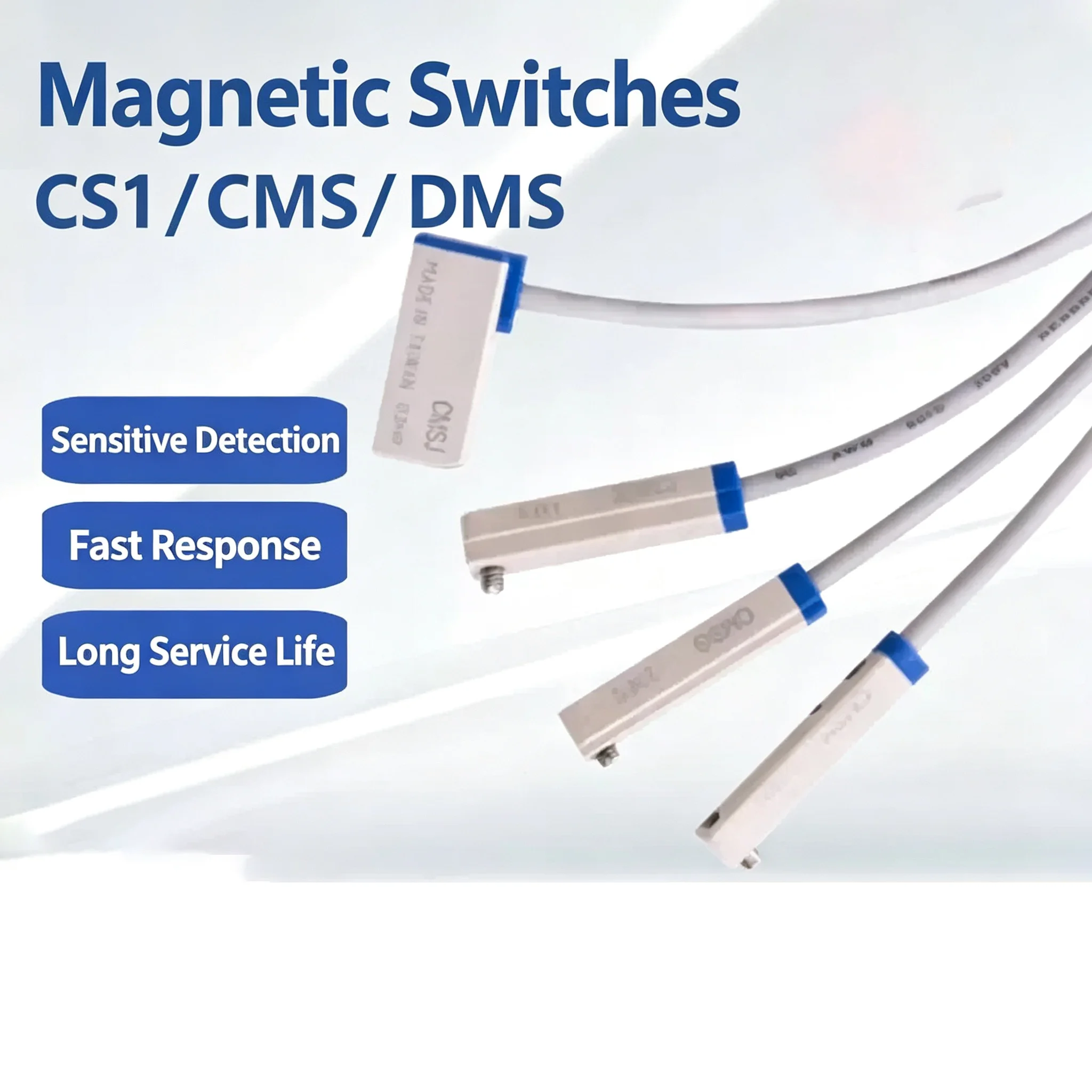 10Pcs DMSH DMSE-020 DMSG-020 DMSJ-020 N020 P020 CMSE-020 CMSG-020 CMSJ-020 CMSH-020 Air Cylinder Magnetic Reed Switch Sensor