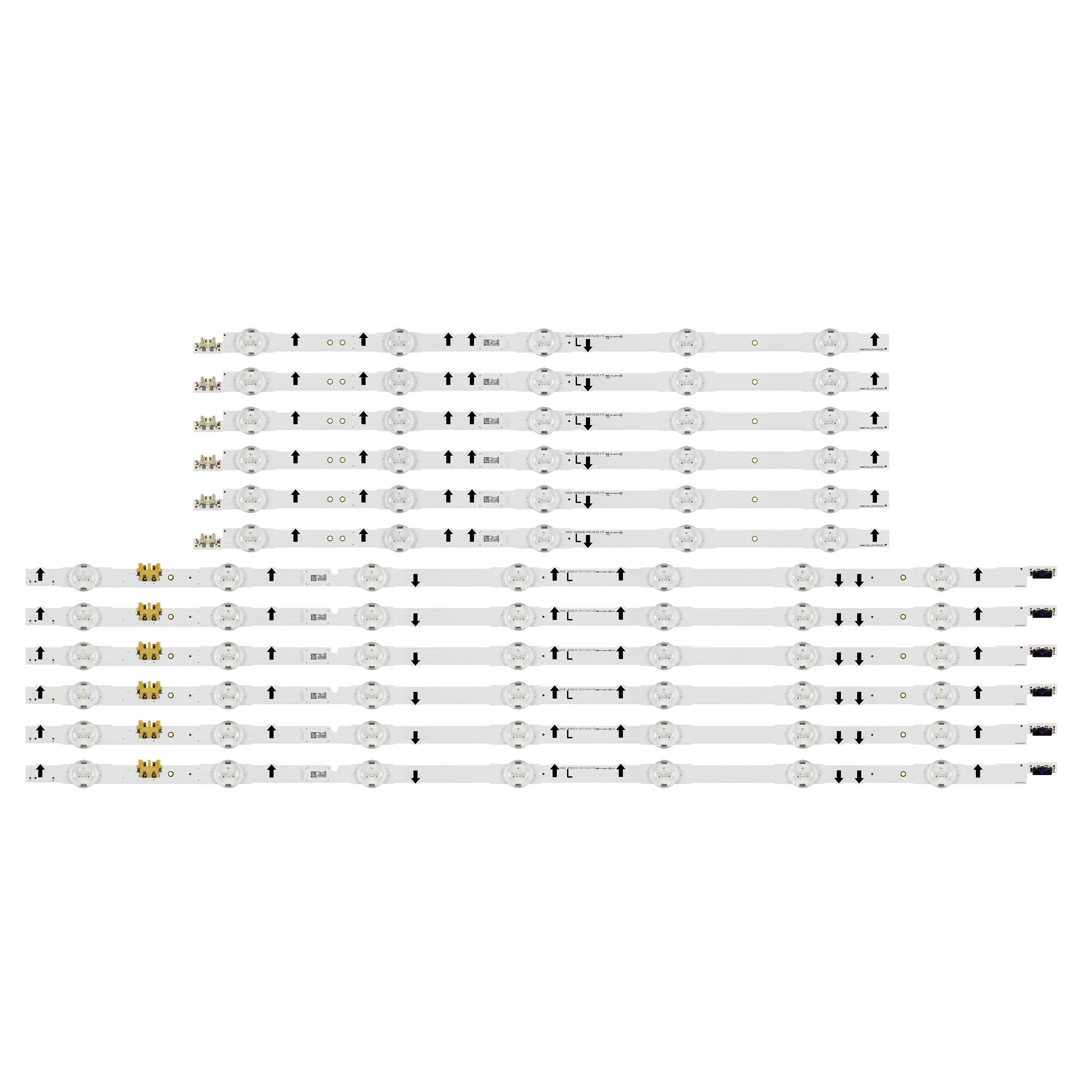 New 12 PCS/Set LED Strip for UE55H6670 D4GE-550DCA-R3 D4GE-550DCB-R3 UA55J5088 BN96-30432A BN96-30431A BN96-30430A BN96-30429A