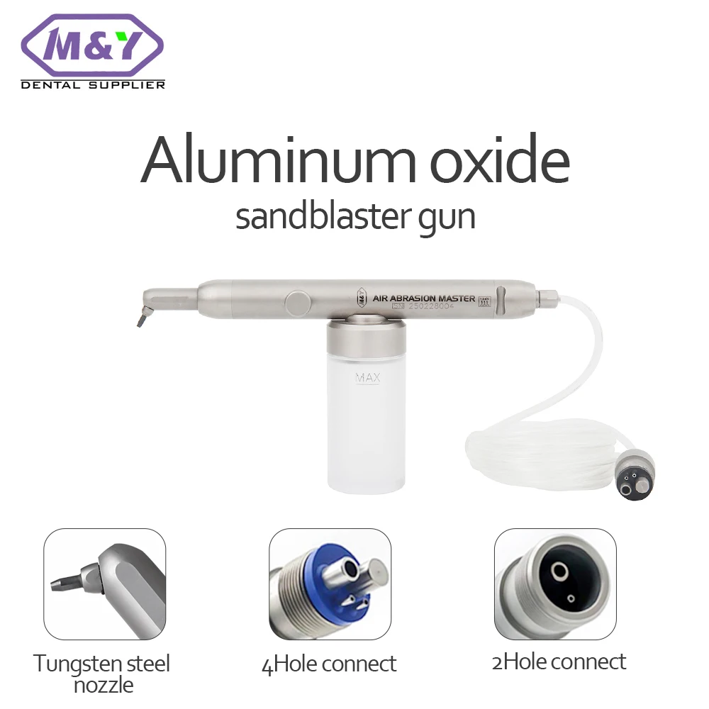 

Dental Alumina Sandblasting Gun Aluminum Oxide MicroBlaster Air Abrasion Polisher 2/4hole Dentistry orthodontics Tools