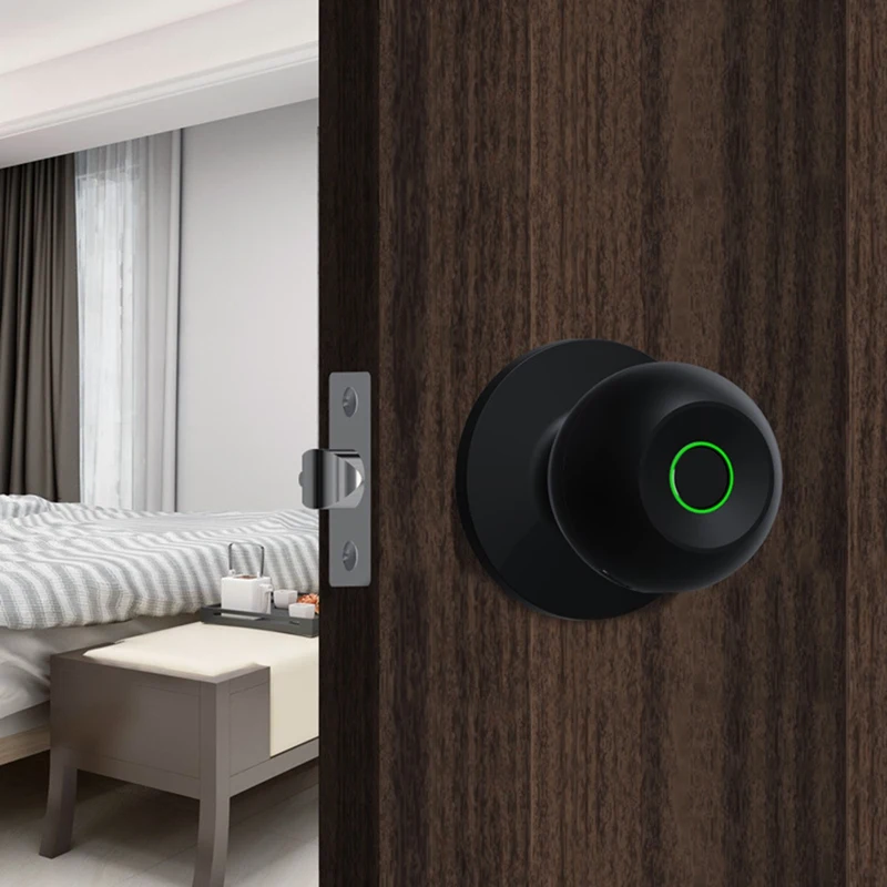 N99R-Spherical-Smart-Password-Lock-Indoor-Fingerprint-Lock-Wooden-Door-Anti-Theft-Door-Electronic-Lock-Room-Door-Lock