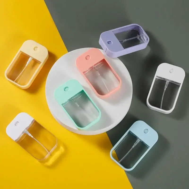 Refillable Bottle Hand Sanitizer Alcohol Bottles Mini Card Spray Bottletravel Press Portable Sub-bottling Cosmetics New 6 Colors