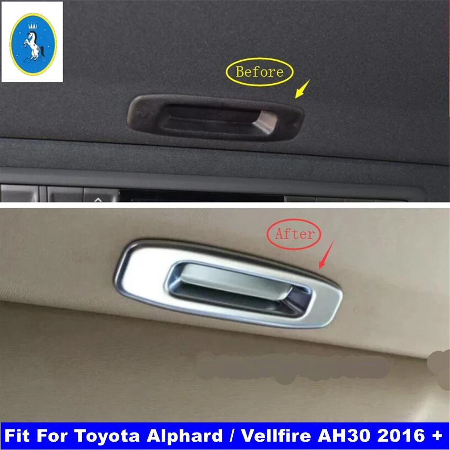 

Sunroof Skylight Handle Bowl Cover Trim Fit For Toyota Alphard / Vellfire AH30 2016 - 2019 Car Matte Style Interior Accessories