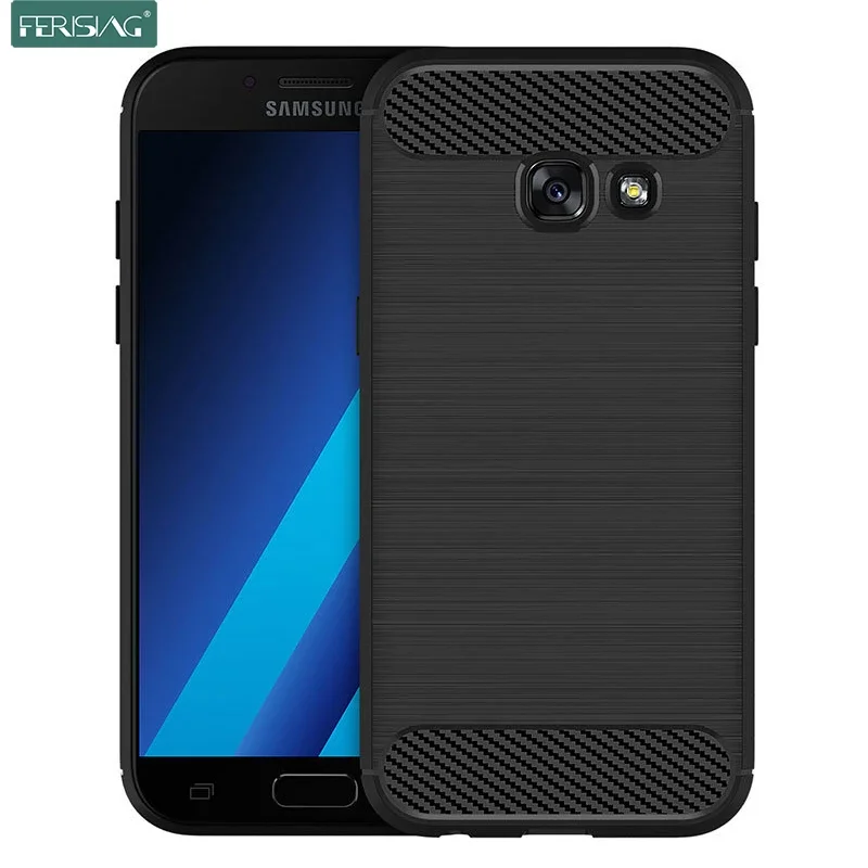 삼성 갤럭시 A5 2017 케이스 실리콘 TPU 범퍼 충격 방지 탄소 커버 삼성 갤럭시 A5 2017 A5200 A520F 케이스