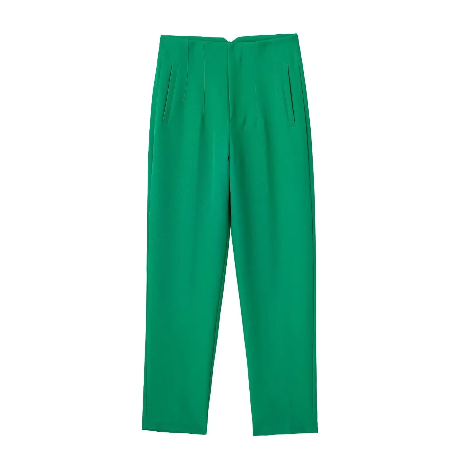 Pantaloni formali da donna pantaloni a vita alta pieghettati per donna pantaloni corti bianchi Casual pantaloni donna Blackpink