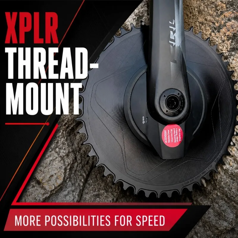 Звездочка PASS QUEST с резьбовым креплением для Sram E1 Power meter AXS 12 скоростей, xplr 13 скоростей, для узко-широких цепей, резьбовая