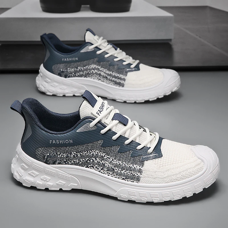 

Spring Autumn New 2026 Men's Running Casual Breathable Dad Trendy Shoes Sport Shoes Leather Comfortable Zapatos Altos Hombre