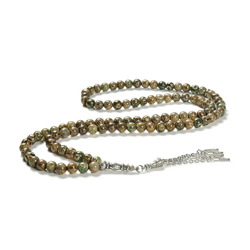 99 beads natural stone tasbih aksesuar erkek tesbih for men