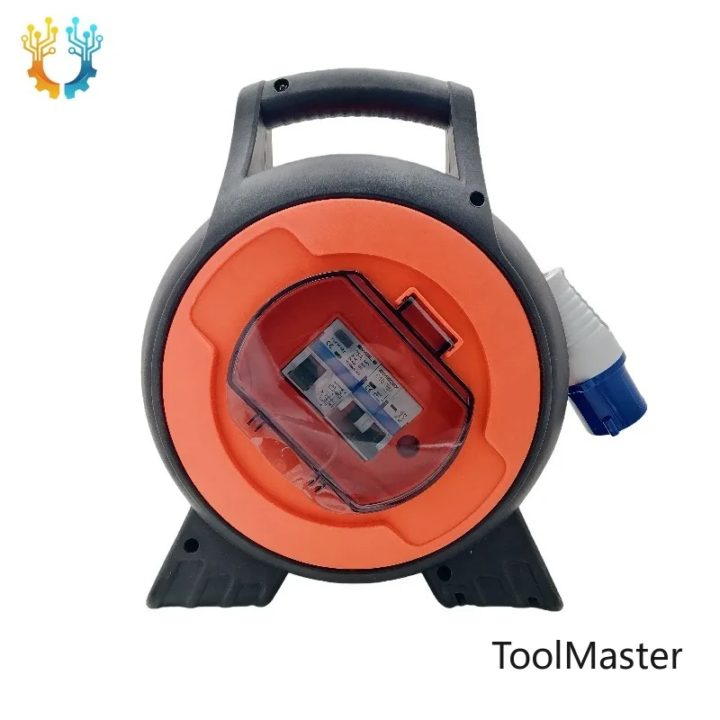 

【2026】ZNPON Extension Cable Reel 3 BS Socket Heavy Duty Cable Reel Camping Cable Reel USB A/C Ports IP44 Rated CEE Plug With RCC