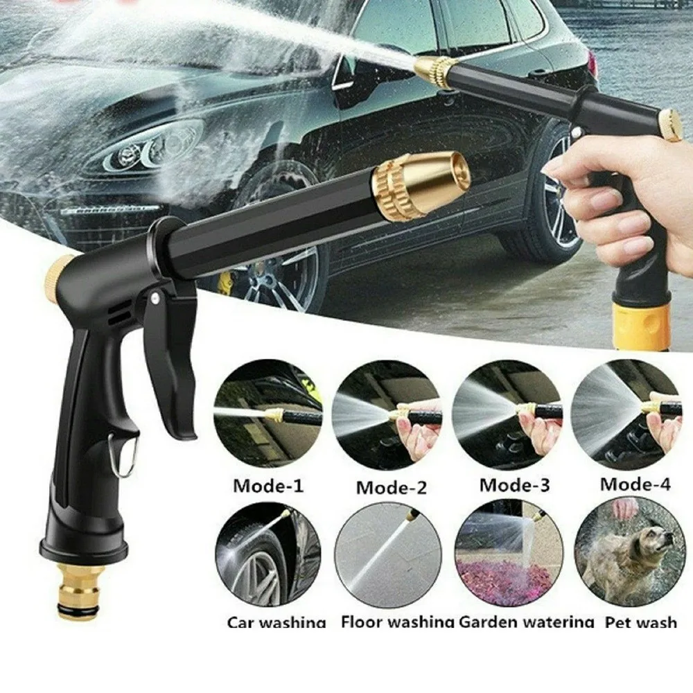 Car High Pressure Washer Spray Wand Wash Foam Pot Multifunctional Garden Watering Hose Nozzle Wash Tool