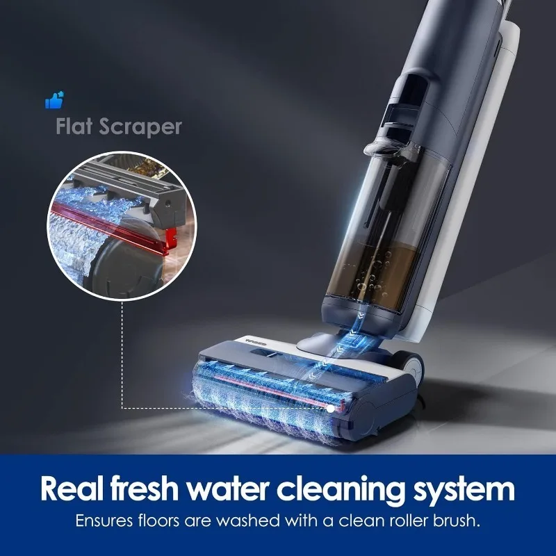 

Floor ONE S5 Smart Cordless Wet Dry Vacuum Cleaner And Mop For Hard Floors, Digital Display, Long Run Time, Great For Sti