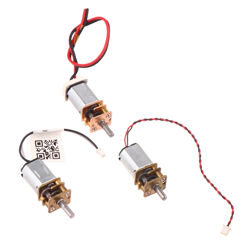 Mini Motor de engranaje de Metal N20 DC 3V-12V con rueda dentada, motores de CC de 60RPM, juguete reductor de caja de cambios totalmente de Metal de velocidad lenta