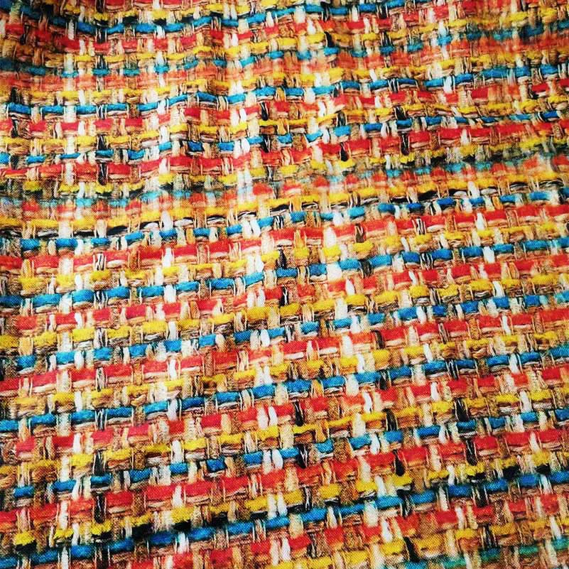 Bags Fabric Woven Pattern Printed Canvas Cloth for Sewing Handbags Sofa Curtain Fabric Table Cloth Pillow Fabric by Half Meter