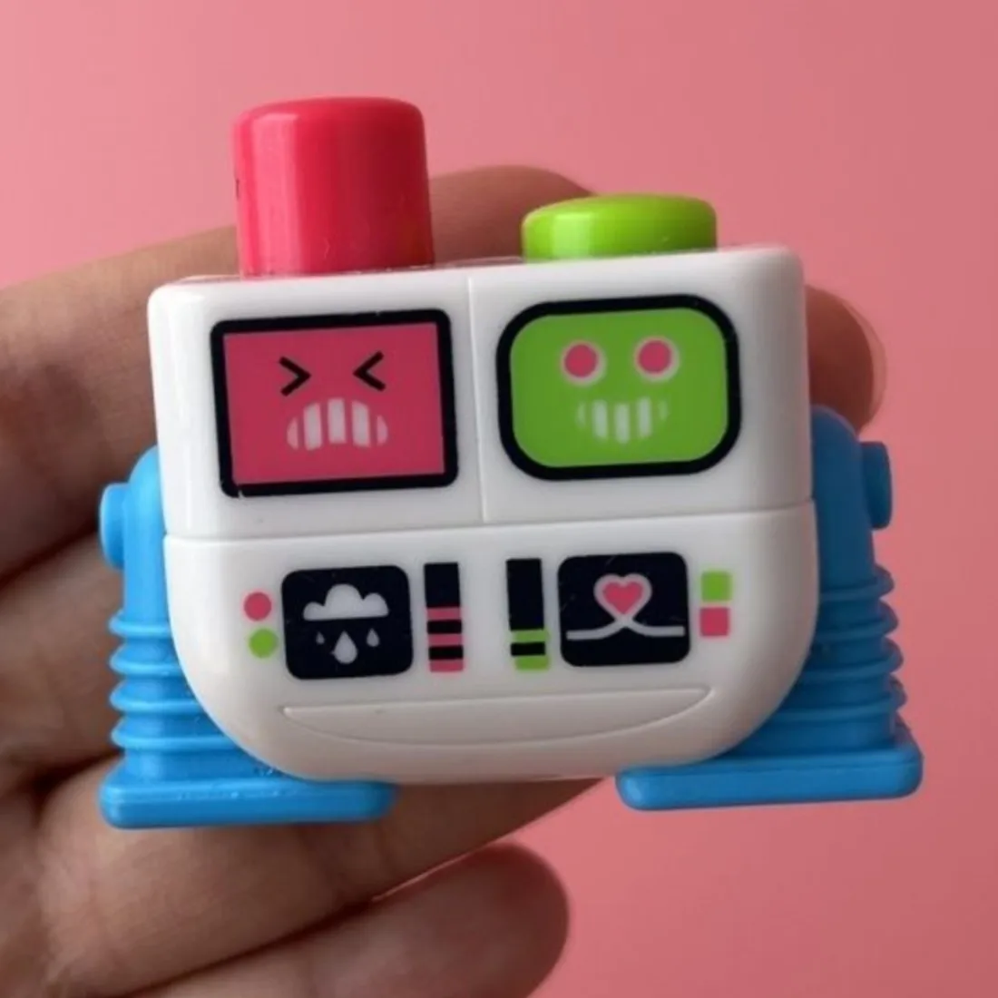 1 PCS Genuine Bulk Fidget Bots Stress Relieving Robot Robots Anti Irritability N Anxiety Relief Fingertip Bot Finger Baby Toys