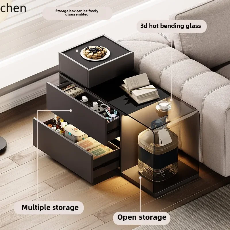 XL canapé côté armoire lumière luxe haut de gamme sens côté créatif quelques salon coin mobile quelques