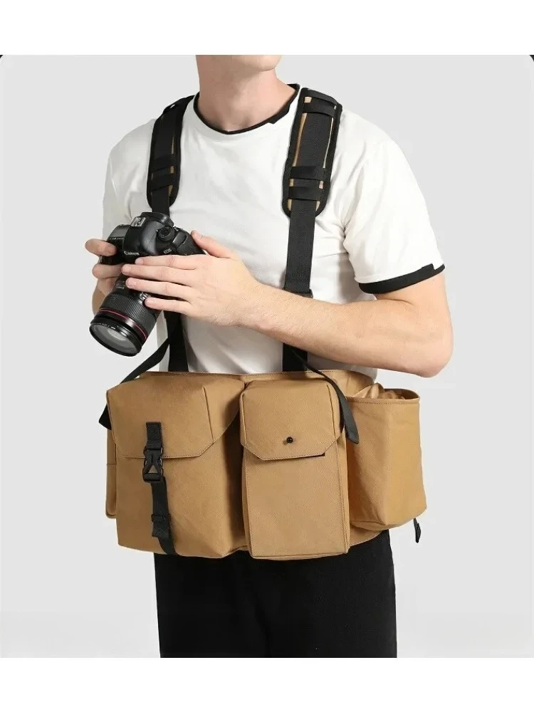 Camera waist bag, storage shoulder bag, waterproof universal photography accessories