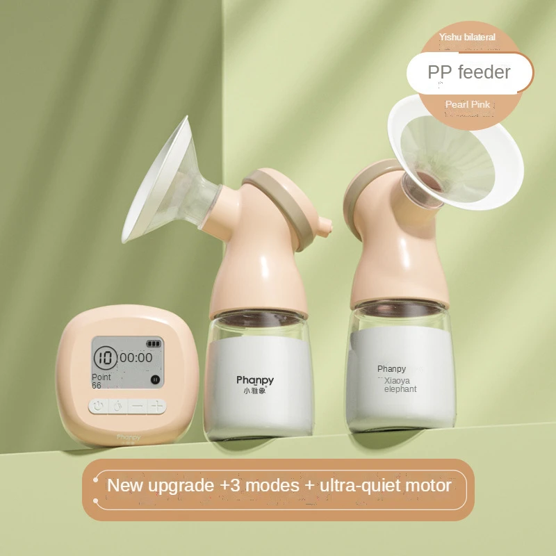 양측 전기 유축기 휴대용 충전식 산후 착유 마사지 BPA 없음, 인기 판매