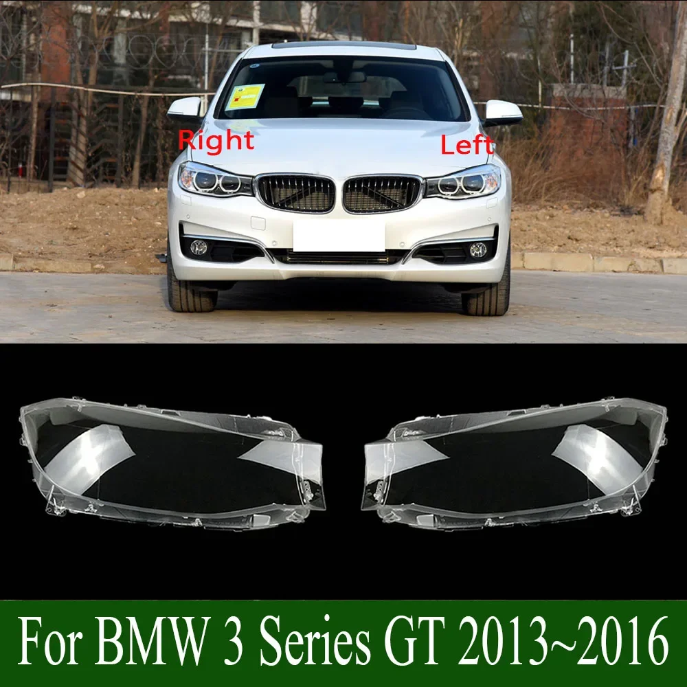 

For BMW 3 Series GT 2013~2016 Headlight Cover Lamp Shade Headlamp Shell Lampshade Transparent Cover Lens Plexiglass