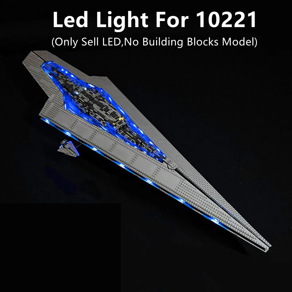 LED Light UP Lit For 10221 super Star Destroyer Building Blocks (Only LED No Model Bricks)