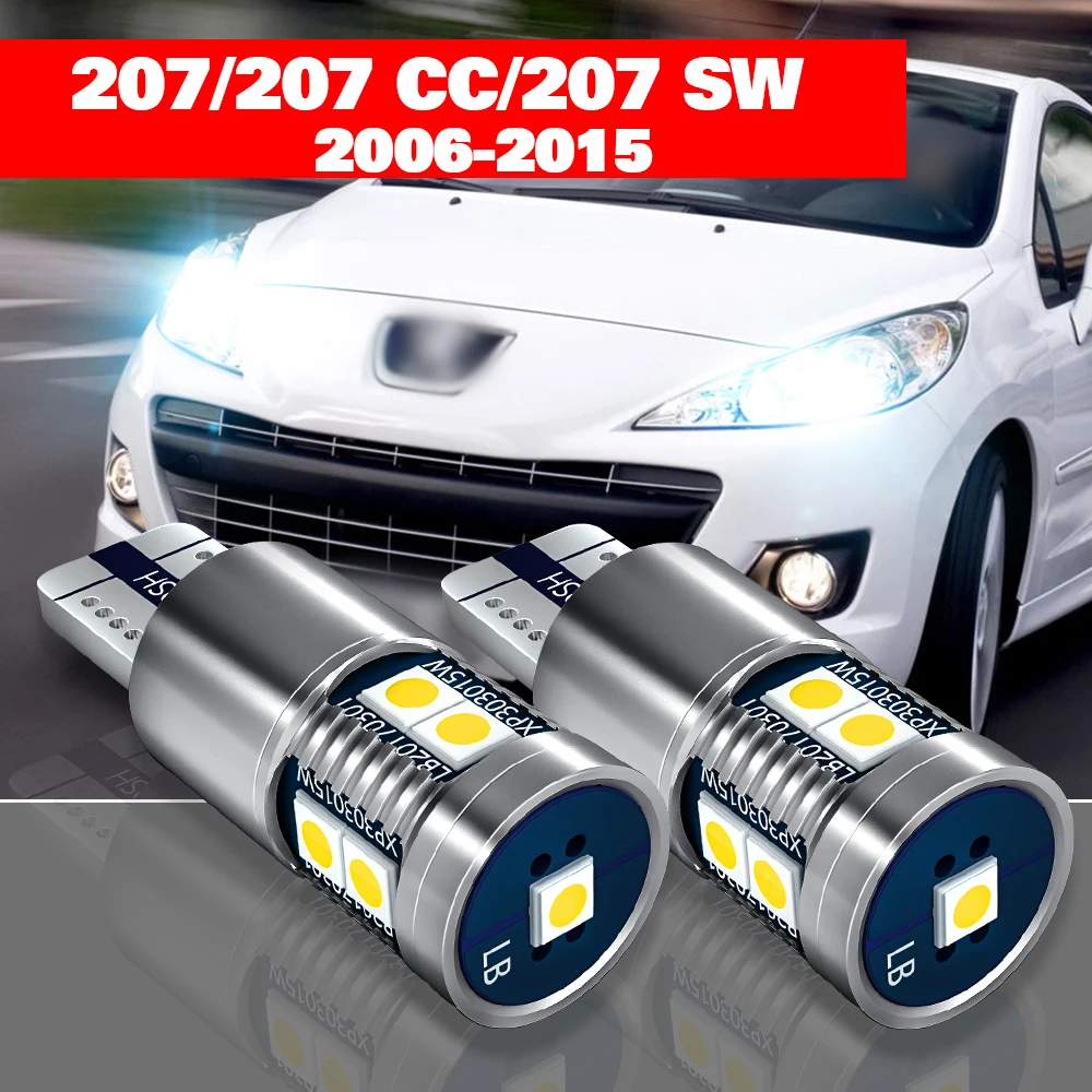 

For Peugeot 207 CC SW 2006-2015 2pcs LED Parking Light Clearance Lamp Accessories 2007 2008 2009 2010 2011 2012 2013 2014