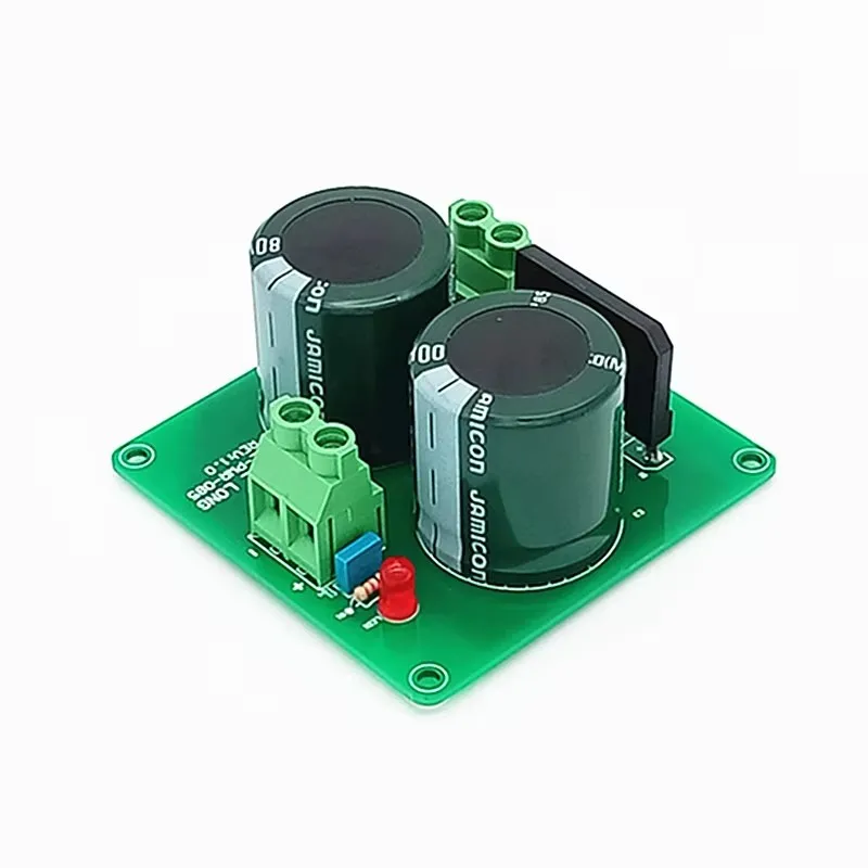 Power amplifier single bridge rectifier filter power board (3300uf / 80V * 2).