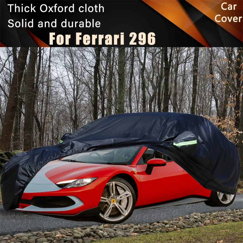 

For Ferrari 296 Car Full Outer Covers Outdoor Waterproof Dustproof Sun Rain Snow Protection Exterior Car Accessories