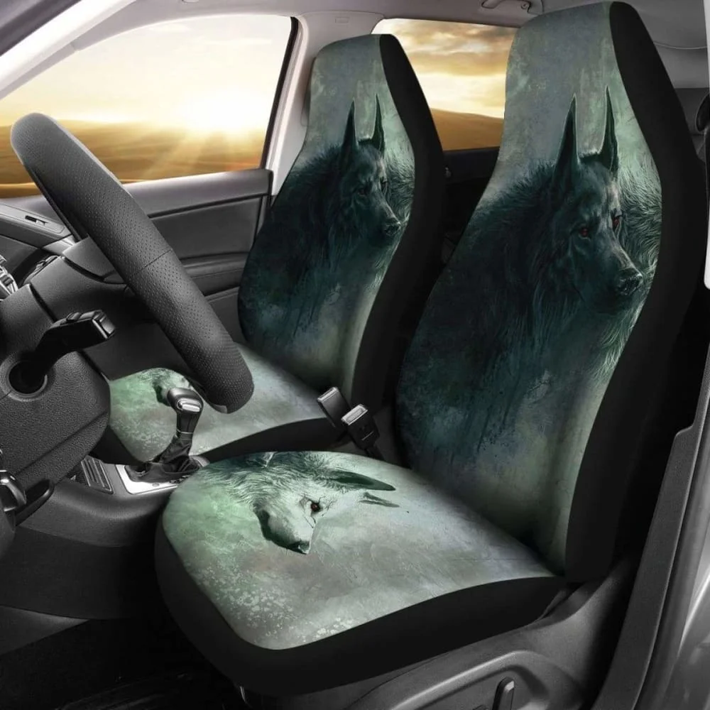 

Green Wolf Car Seat Covers Amazing 200904,Pack of Front Seat Cover